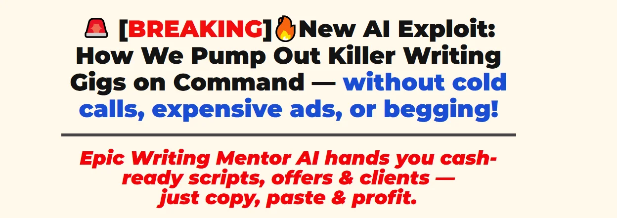 Epic Writing Mentor AI Review